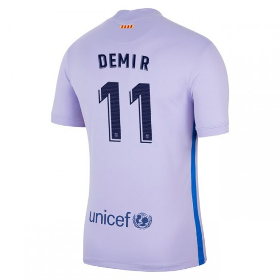 Camisola FC Barcelona Yusuf Demir 11 Equipamento Segundo 2021-2022 Manga Curta